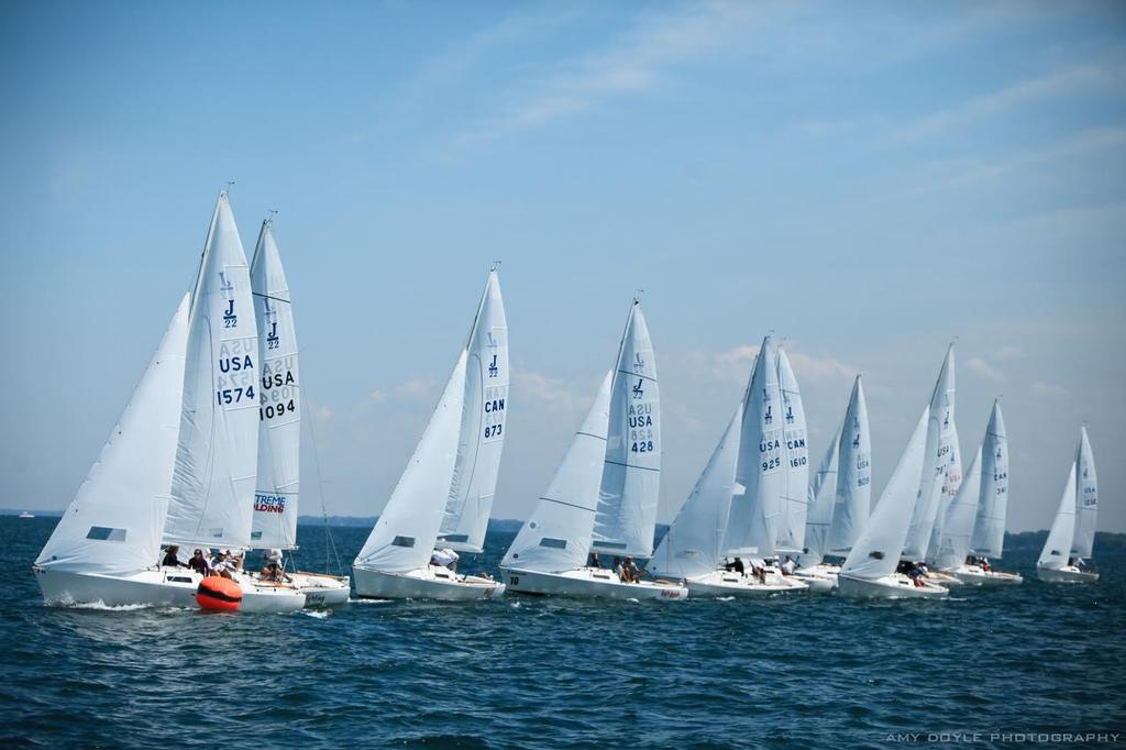 Tight racing in the J/22 fleet - Annual CanAm Challenge © Tim Wilkes http://www.TimWilkes.com